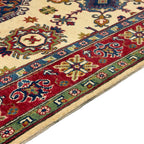 212 x 152 cm Hand Knotted Afghan Kazak – Wool Rug