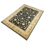 210 x 151 cm Afghan Chobi Ziegler Hand-Knotted Wool Rug