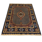 195 x 153 cm Hand Knotted Mahi Design Afghan – Wool Rug