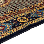 195 x 153 cm Hand Knotted Mahi Design Afghan – Wool Rug