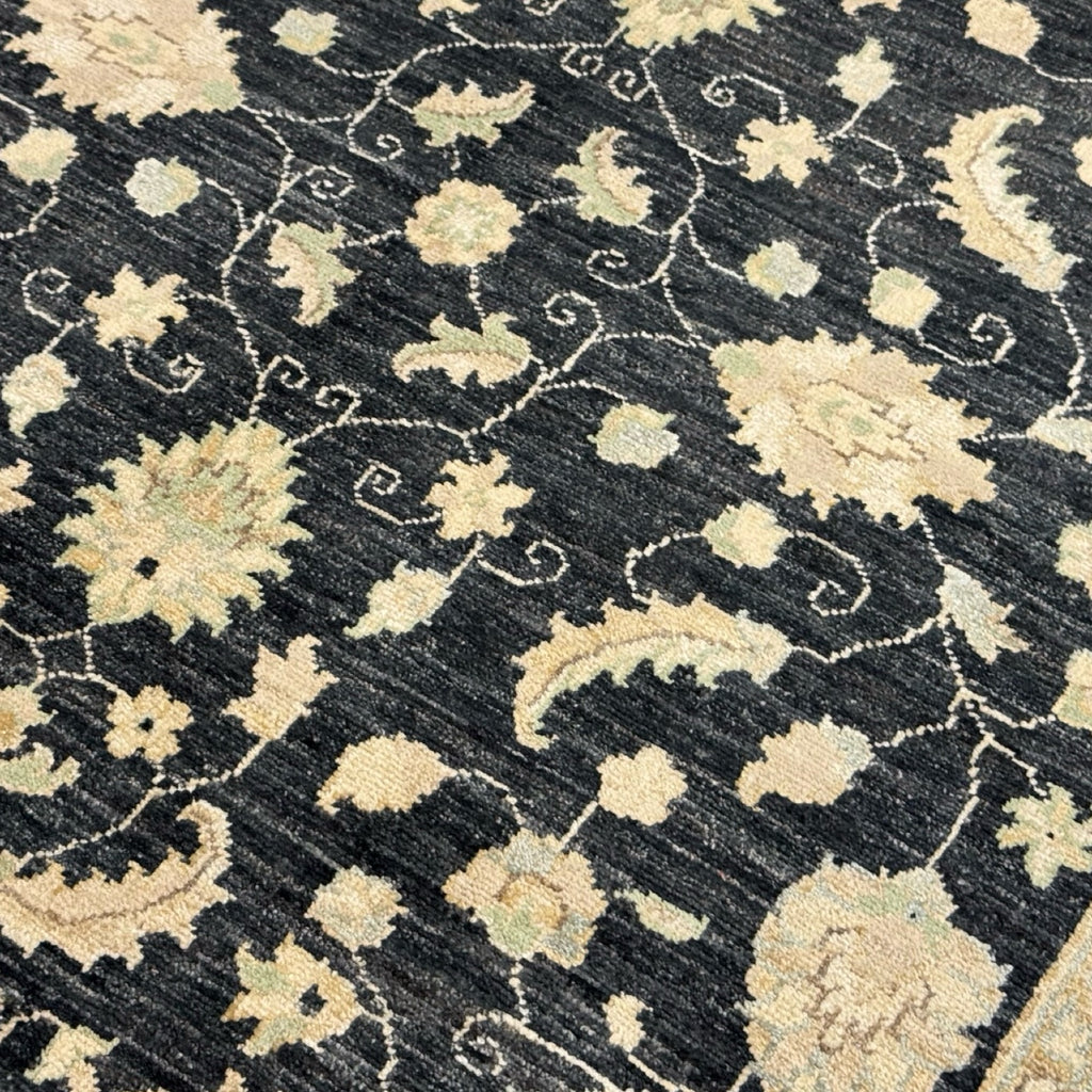 210 x 151 cm Afghan Chobi Ziegler Hand-Knotted Wool Rug