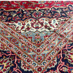 340 x 250 cm Vintage Hand Knotted Persian Kashan – Wool Rug