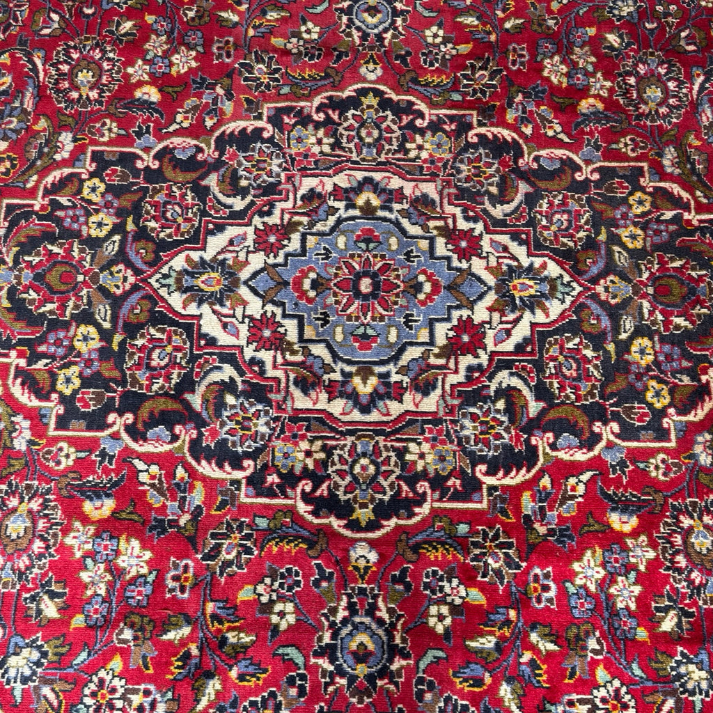 360 x 249 cm Hand Knotted Persian Kashan – Wool Rug