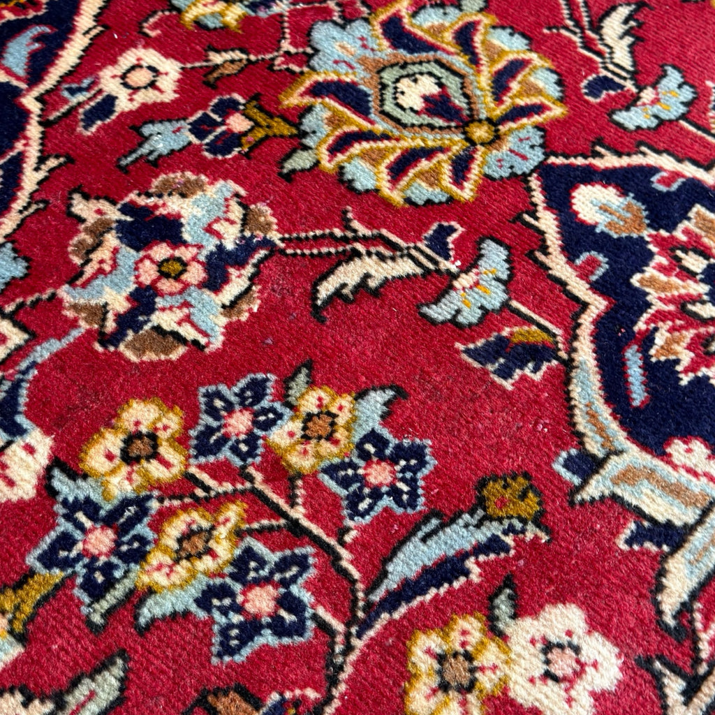 338 x 240 cm Hand Knotted Persian Kashan – Wool Rug