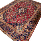 338 x 240 cm Hand Knotted Persian Kashan – Wool Rug
