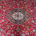 340 x 250 cm Vintage Hand Knotted Persian Kashan – Wool Rug