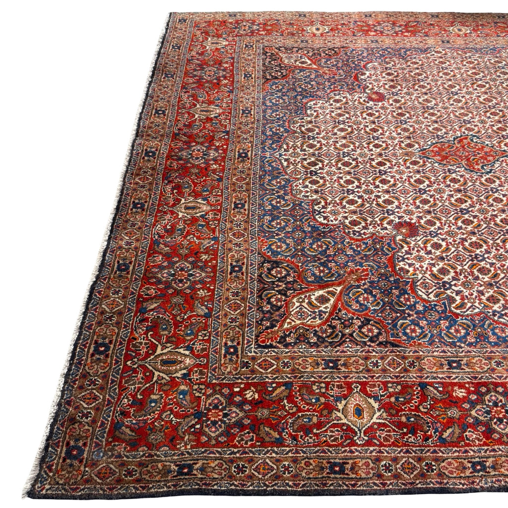 327 x 217 cm Hand Knotted Persian Moud Mahi Rug