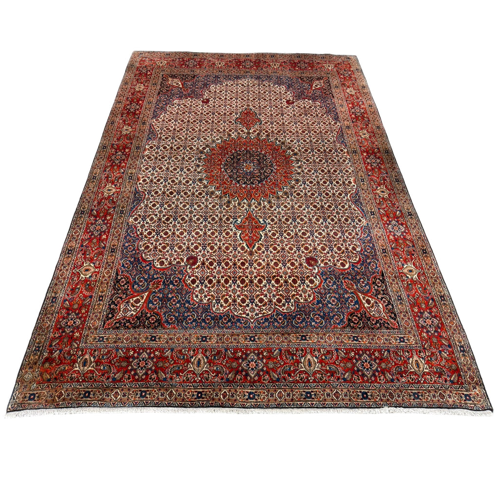 327 x 217 cm Hand Knotted Persian Moud Mahi Rug