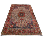 327 x 217 cm Hand Knotted Persian Moud Mahi Rug