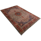 327 x 217 cm Hand Knotted Persian Moud Mahi Rug
