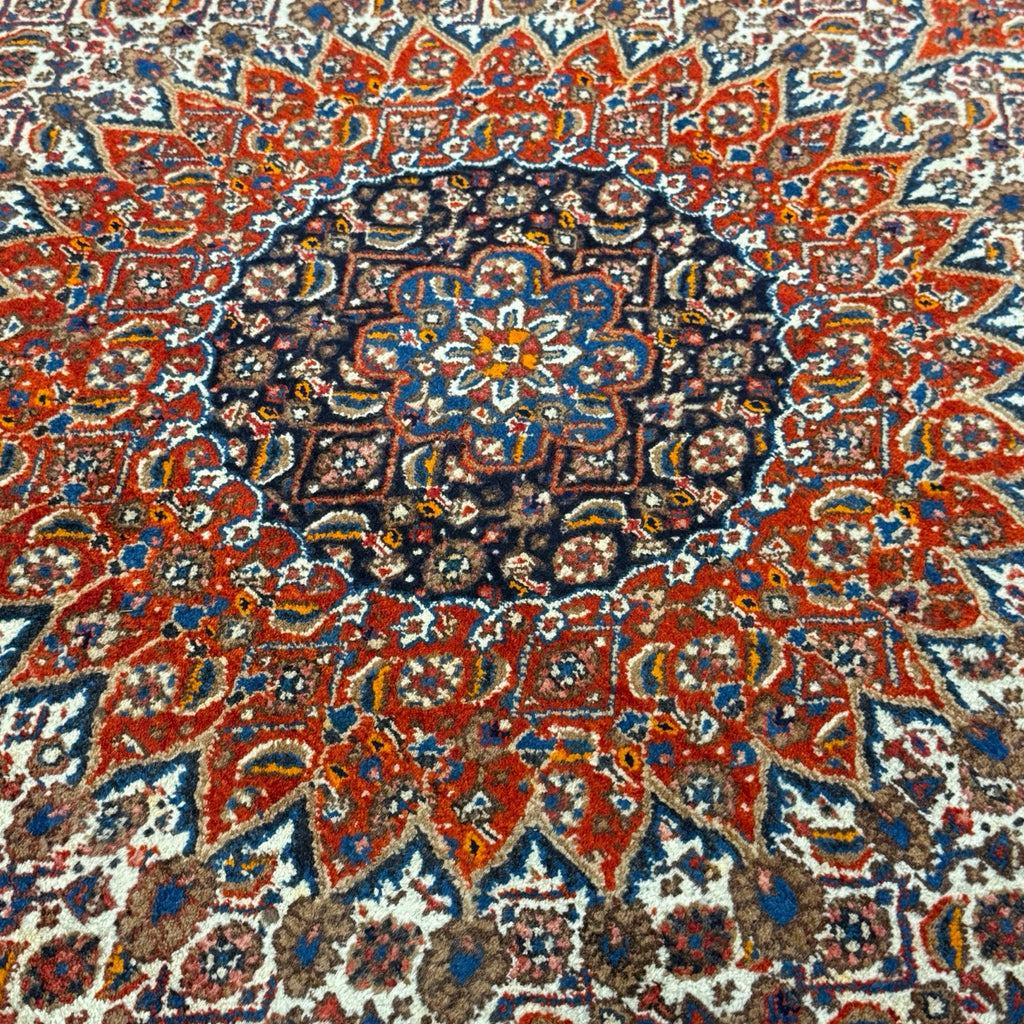 327 x 217 cm Hand Knotted Persian Moud Mahi Rug