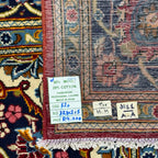 328 x 205 cm Hand Knotted Persian Red Floral Kashan Rug