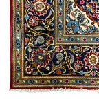 328 x 205 cm Hand Knotted Persian Red Floral Kashan Rug