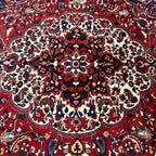 320 x 210 cm Red Vintage Persian Bakhtiar – Full Bloom Rug