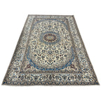 290 x 200 cm Hand Knotted Imperial Ivory Nain Silk And Wool Rug