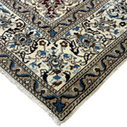 290 x 200 cm Hand Knotted Imperial Ivory Nain Silk And Wool Rug