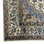 290 x 200 cm Hand Knotted Imperial Ivory Nain Silk And Wool Rug