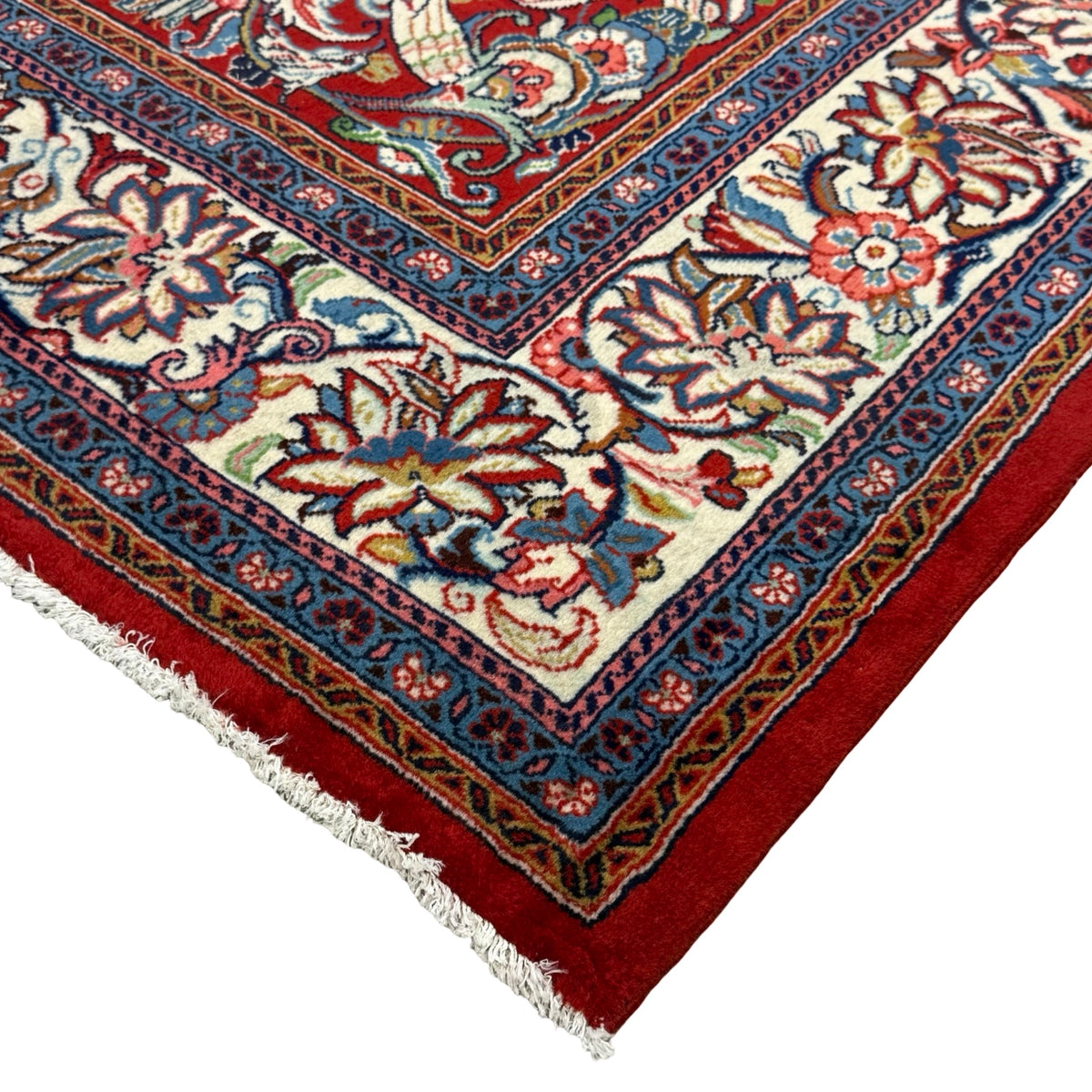 304 x 203 cm Persian Sarough Floral Red Woolen Rug