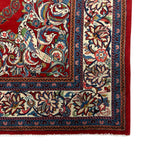 304 x 203 cm Persian Sarough Floral Red Woolen Rug