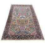 255 x 150 cm Antique Laver Kerman – A Thousand Flowers Rug