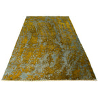 280 x 190 cm Hand-Knotted Ultra Vintage Mustard Wool Rug