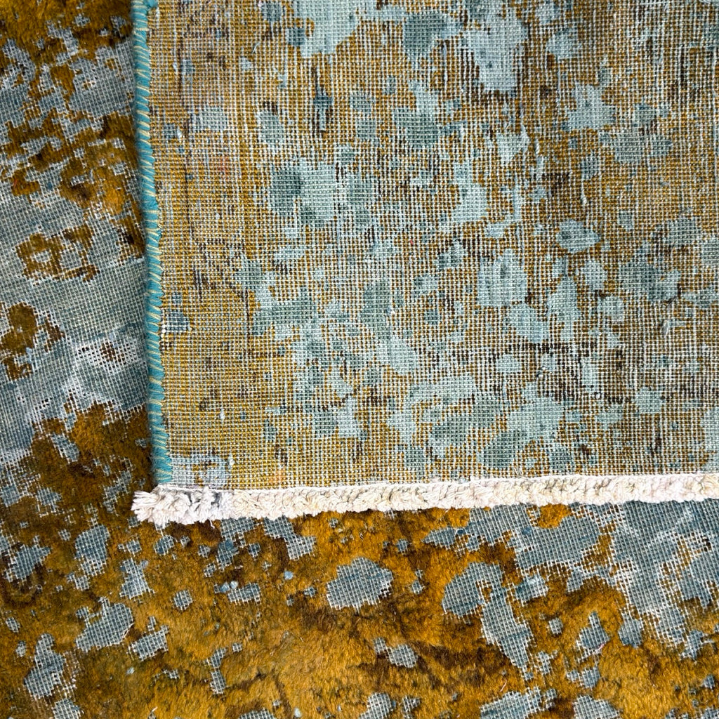 280 x 190 cm Hand-Knotted Ultra Vintage Mustard Wool Rug