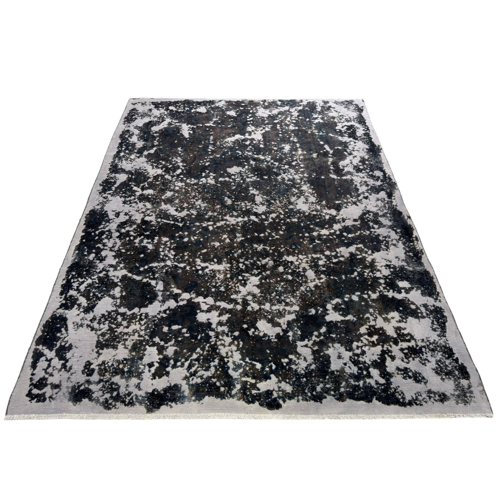 310 x 230 cm Hand-Knotted Ultra Vintage Grey Wool Rug