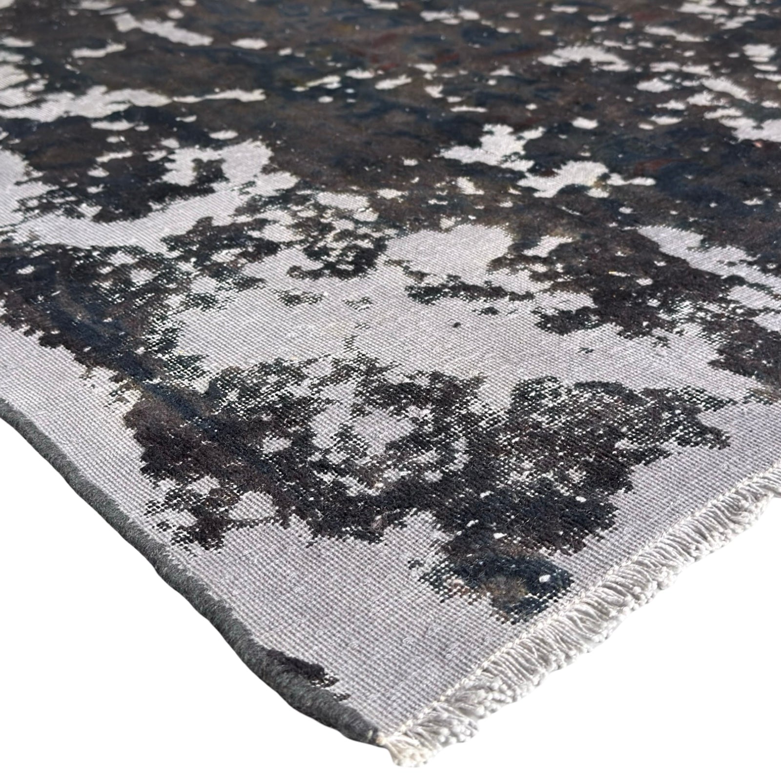310 x 230 cm Hand-Knotted Ultra Vintage Grey Wool Rug