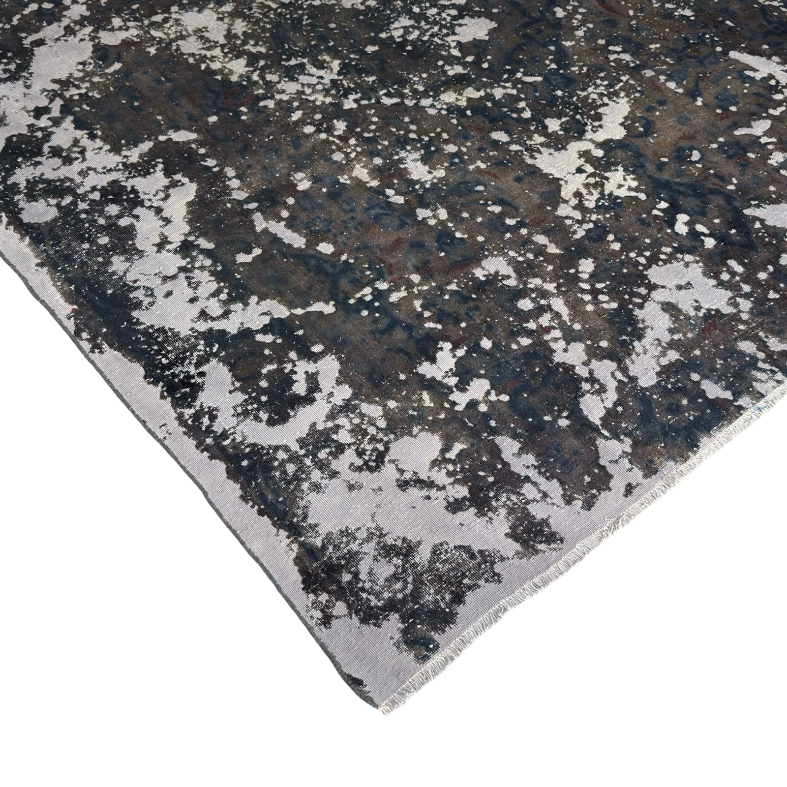310 x 230 cm Hand-Knotted Ultra Vintage Grey Wool Rug