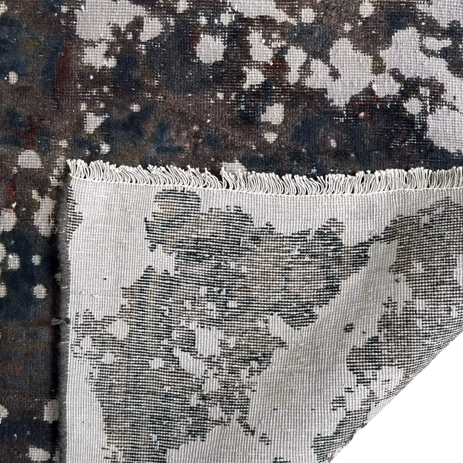 310 x 230 cm Hand-Knotted Ultra Vintage Grey Wool Rug