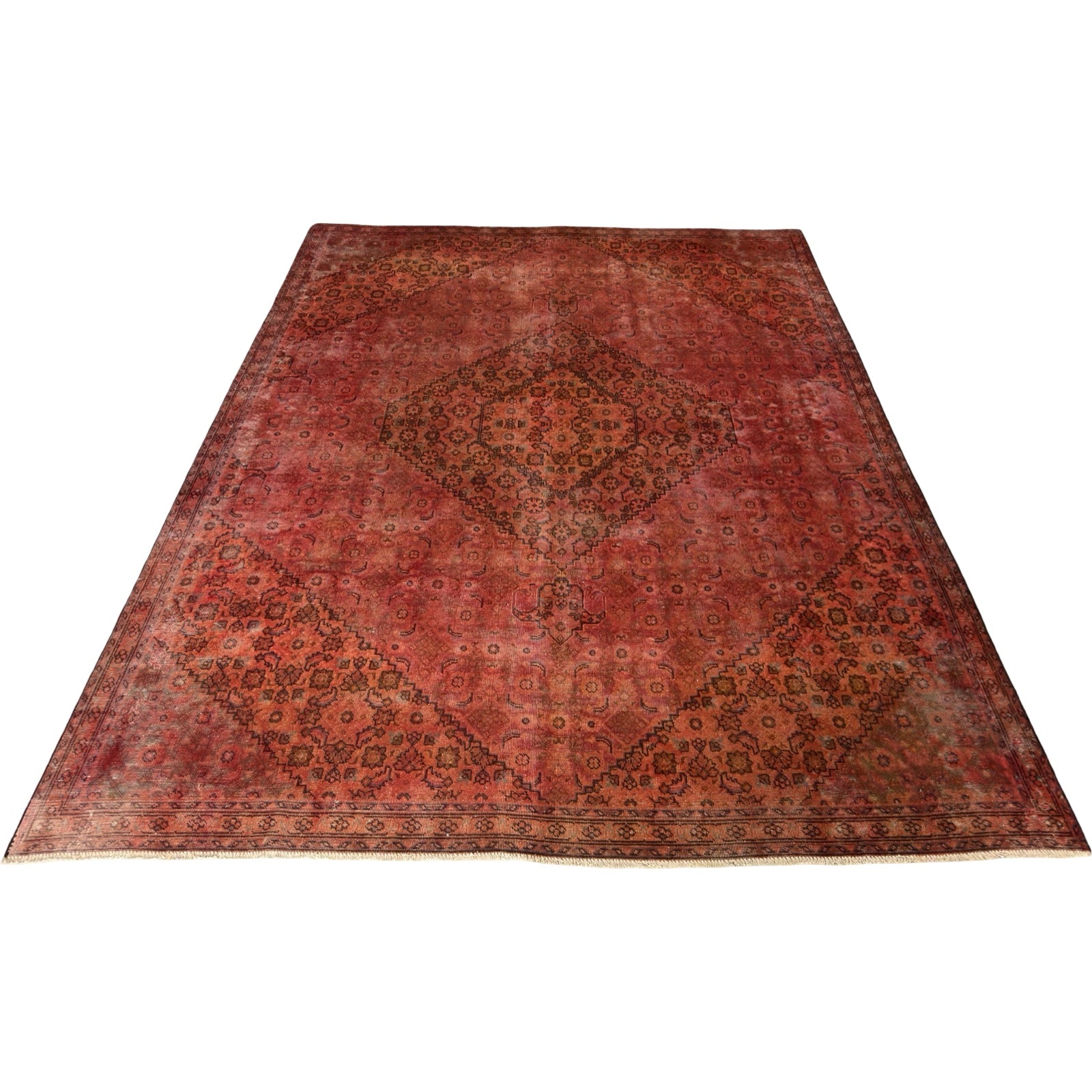 308 x 232 cm Hand-Knotted Ultra Vintage Reload Shiraz Rug