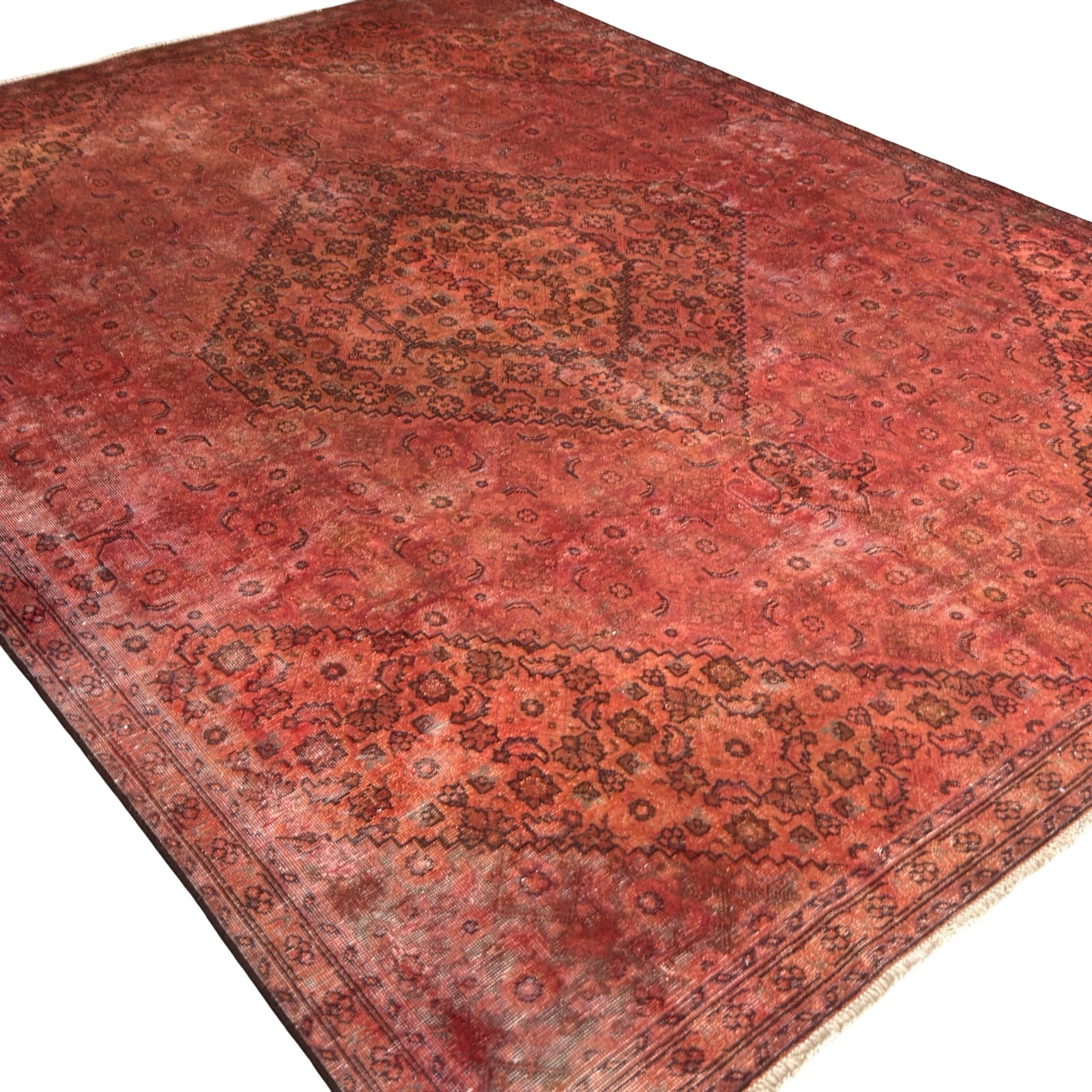 308 x 232 cm Hand-Knotted Ultra Vintage Reload Shiraz Rug