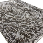 260 x 187 cm Hand-Knotted Ultra Vintage Reload Rug – Grey Wool