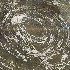 283 x 193 cm Hand-Knotted Ultra Vintage Olive Green Wool Rug