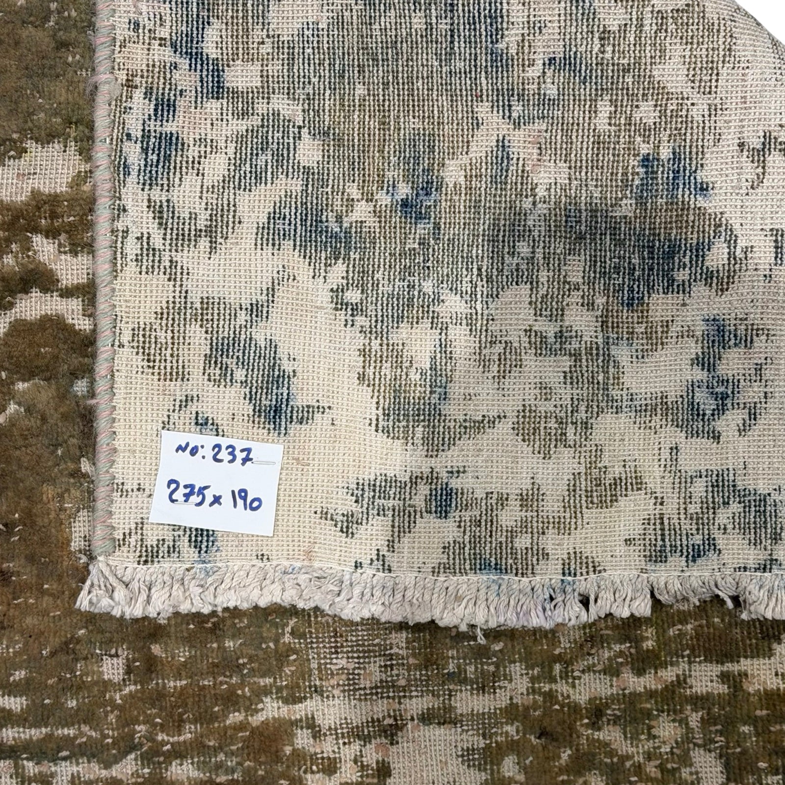 275 x 190 cm Hand-Knotted Ultra Vintage Reload Rug