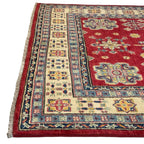 206 x 149 cm Hand Knotted Afghan Kazak – Wool Rug