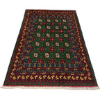 180 x 123 cm Hand Knotted Afghan Akche Bokhara – Wool Rug