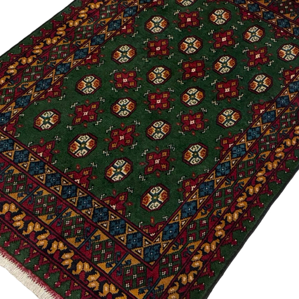 180 x 123 cm Hand Knotted Afghan Akche Bokhara – Wool Rug