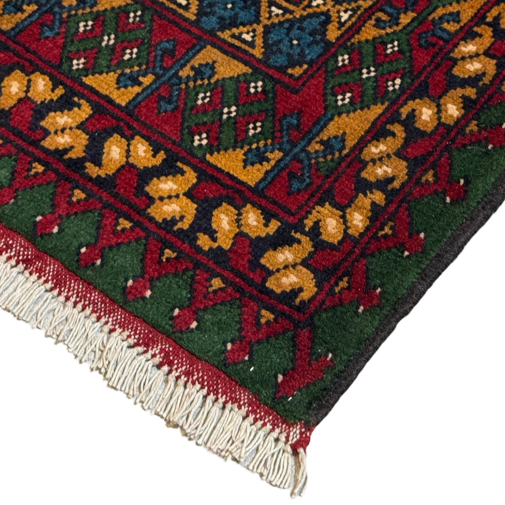 180 x 123 cm Hand Knotted Afghan Akche Bokhara – Wool Rug