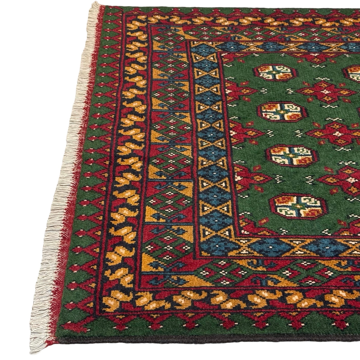 180 x 123 cm Hand Knotted Afghan Akche Bokhara – Wool Rug