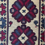 150 x 80 cm Hand-Woven Tribal Afghan Kilim Barjesta Rug