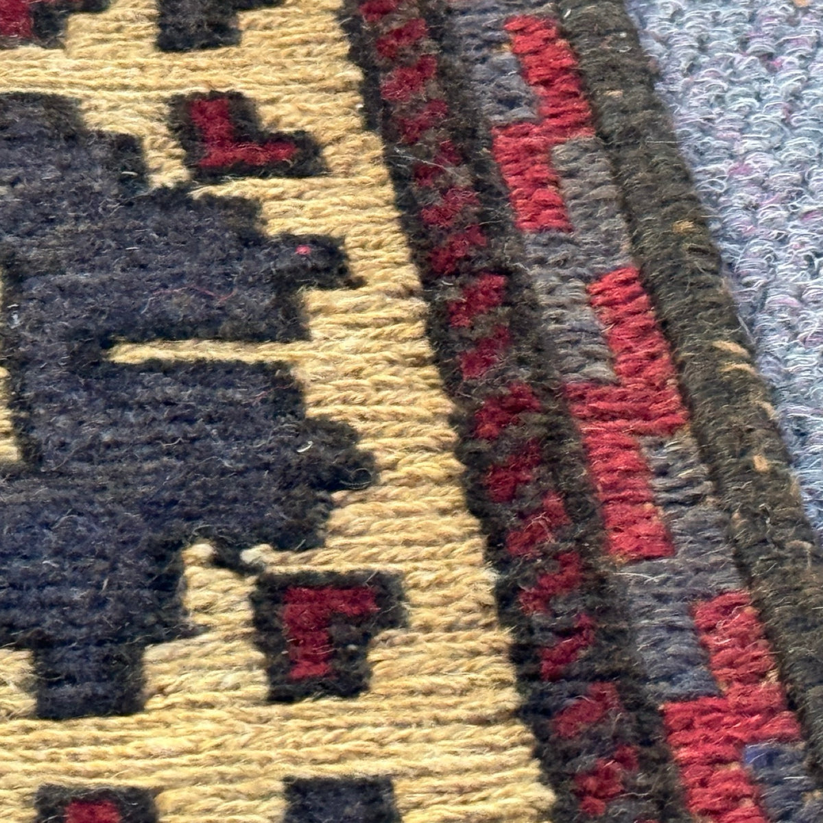 150 x 80 cm Hand-Woven Tribal Afghan Kilim Barjesta Rug
