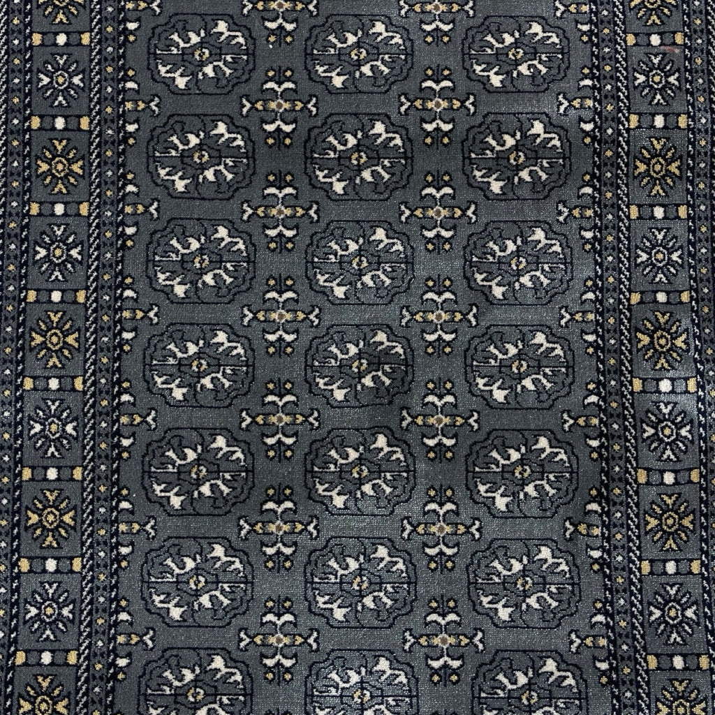 800 x 80cm Afghan Bokhara, Grey Runner Rug