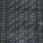 800 x 80cm Afghan Bokhara, Grey Runner Rug