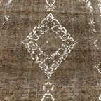 344 x 232 cm Hand-Knotted Ultra Vintage Persian Wool Rug