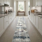 Room view: the rug on the floor of a furnished room