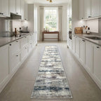 Room view: the rug on the floor of a furnished room