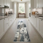 Room view: the rug on the floor of a furnished room
