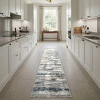 Room view: the rug on the floor of a furnished room