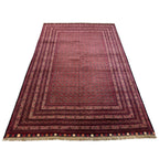 300 x 200 cm Hand-Knotted Afghan Khoja Roshnai Geometric Rug